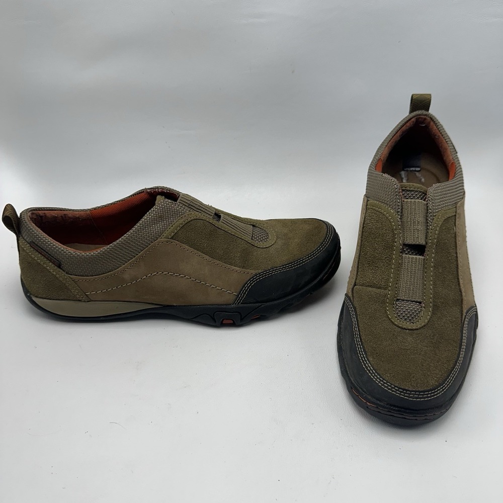 Merrell Mimosa Cheer Kangaroo Brown Suede Slip On Comfort Hiking Shoes Womens‎ 8